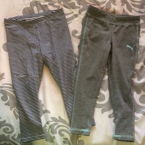 2T Set of 2 leggings cat & jack puma